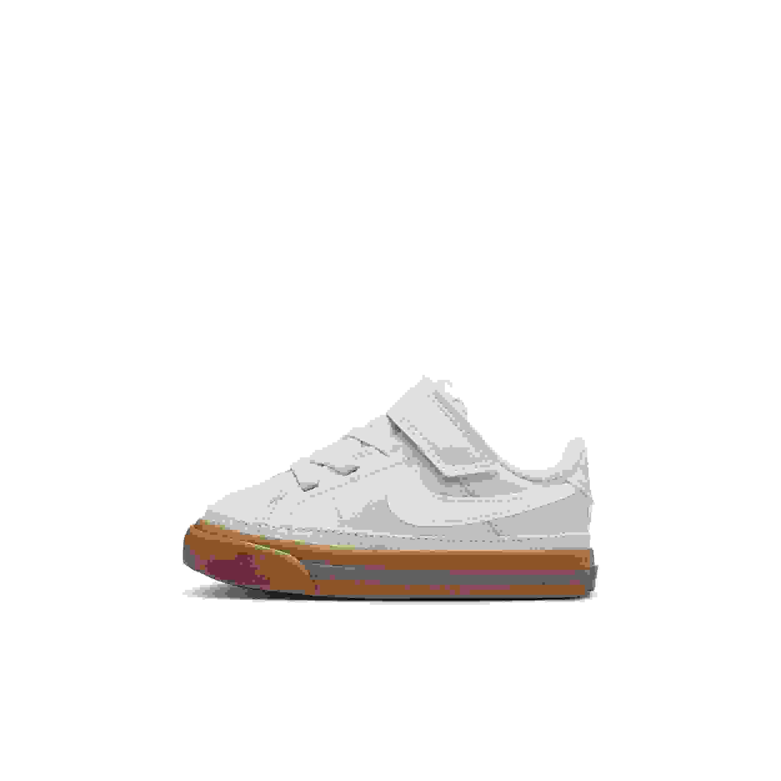 Nike Court Legacy Infant Boys' "Light Silver/Gum Dark Brown/White" Shoe